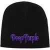 Deep Purple Unisex Adult Logo Beanie