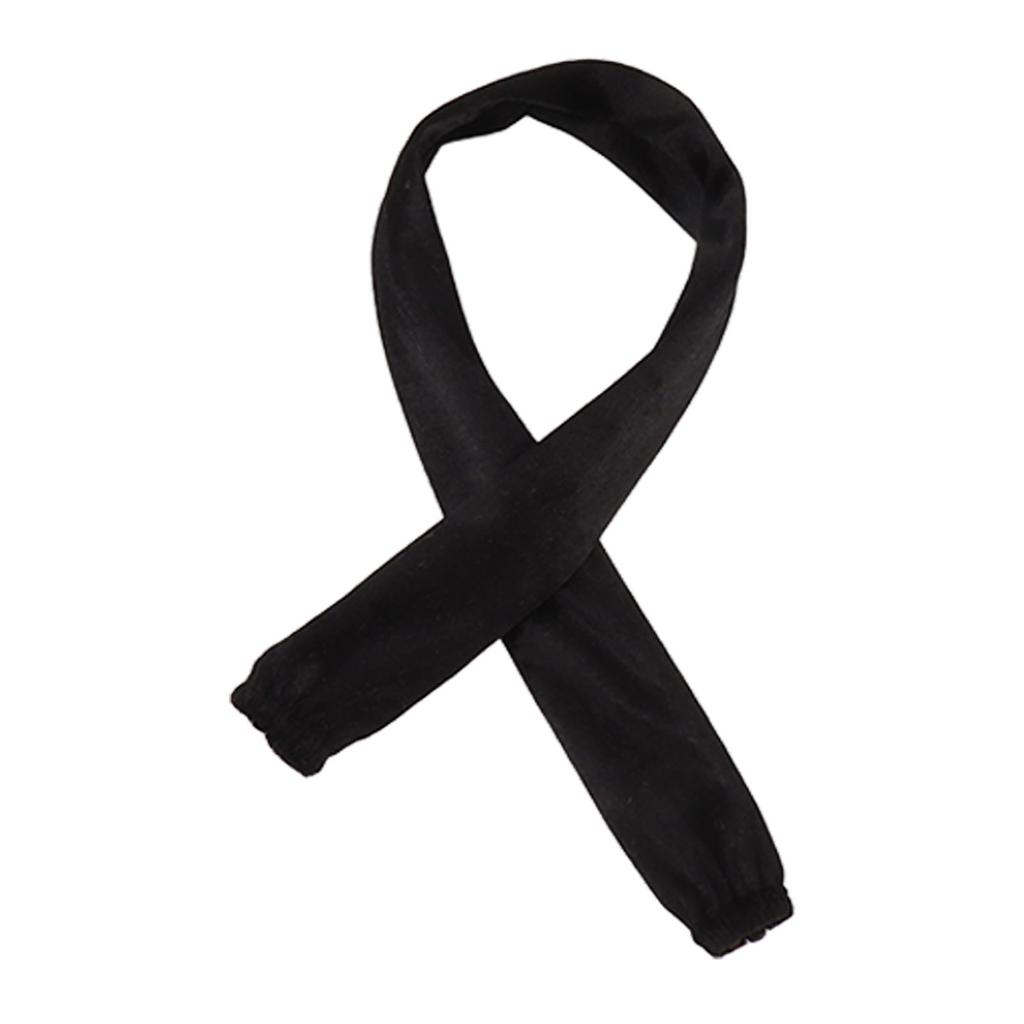 Чехол для цепи, пылезащитный, байковый, длина 60 см, ширина 5 см, с застежкой-молнией для защиты, черный