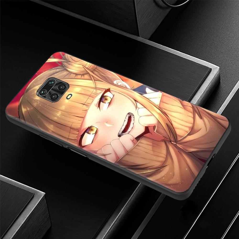 Чехол для Xiaomi Redmi Note 11 10 9 8 7 Pro Max 9T 8T 9S, чехол для Redmi 10 9 8 9C 9A 8A 7A My Hero Academia Girl TOGA Himiko