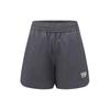 Solid Color Running Elastic Woven Sports Shorts Women Shorts Charcoal-Black 24SRC608WGH1