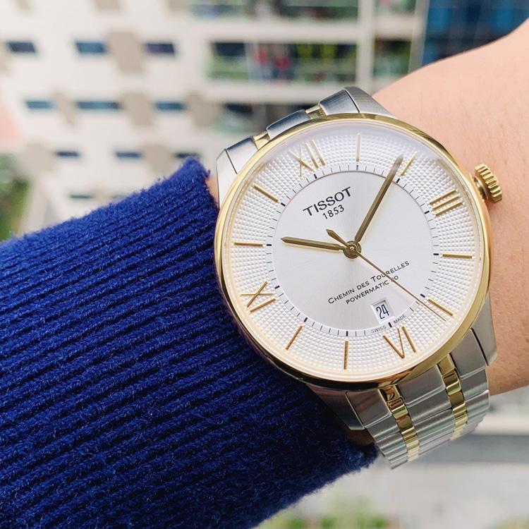 Tissot Коллекция Tourelles Автоматический механический механизм Водонепроницаемость 50 метров Мужские часы Часы 42 мм T099.407.22.038.00