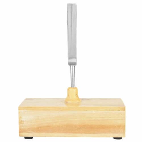Walfront Resonant Tuning Fork with Resonator Box, Set of 2, 1 Tuning Fork and 1 Tuning Fork Knocker, 45# Carbon Steel, 440Hz, Vibration Experimental D