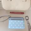 Ultra Slim Polka Dot Card Holder Ultra Light Women Mini Wallet Minimalist Coin Purse  Evening Out