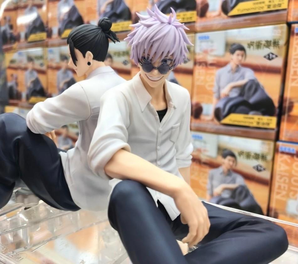 НОВИНКА В НАЛИЧИИ Jujutsu Kaisen 10см Годжо Сатору Гето Сугуру Фигурка Действия ПВХ Кавайные Игрушки Куклы Аниме Подарок на День Рождения