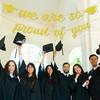 Reusable Graduation Party Banner Glitter Decor Graduation Hanging Banner  Photo Background