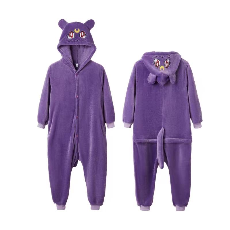 Capybara Onesie Pajamas for Kids, Cartoon Character Kigurumi, Labubu Birthday Christmas Gift, Family Matching Sleepwear Party Costume,  Photo Shoot