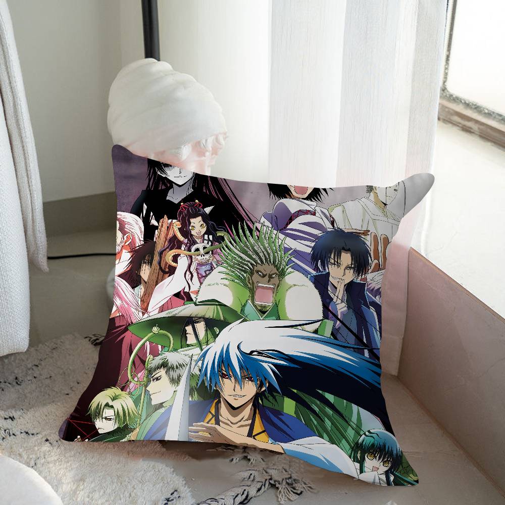 Nura Rise Of The Yokai Clan Pillow Gift Home Office Decoration Bedroom Sofa Car Cushion Cover Case 45x45