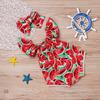 Fashion Cute Toddler Newborn Baby Girls Romper Watermelon Clothes Jumpsuit Bodysuit Outfits