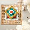 Creative Wooden Crochet & Knitting Blocking Board for DIY Projects