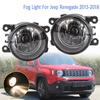 Pair Fog Lights Driving Lamps For Jeep Renegade 2015-2018 W/ H11 Bulbs CH2592152