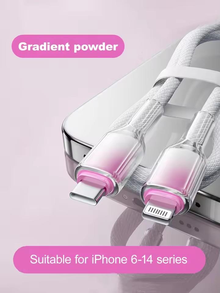 Кабель USB C PD 27 Вт для iPhone 14 13 12 11 Pro Max Xs 8 Plus iPad Провод 3A Кабель для быстрой зарядки Кабель для передачи данных Type C для iPhone