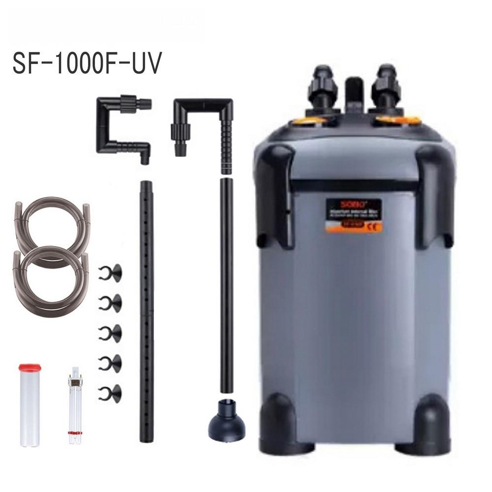Аквариумный канистровый внешний фильтр с УФ SF-650F/SF-850F/1000F/1200F/1500F Внешнее ведро-фильтр для аквариума
