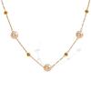 Hot Selling Product 18K Gold Starry Pearl Necklace Fashion Short Stainless Steel Ornament Women's