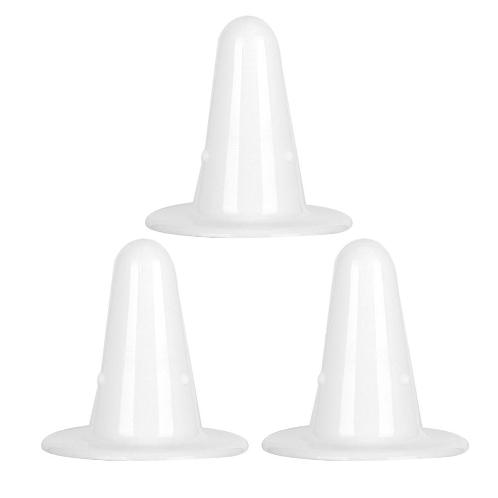 3шт пластиковый белый коровий поддельный твердый сосок безопасный здоровый скот доильный аппарат аксессуар белый