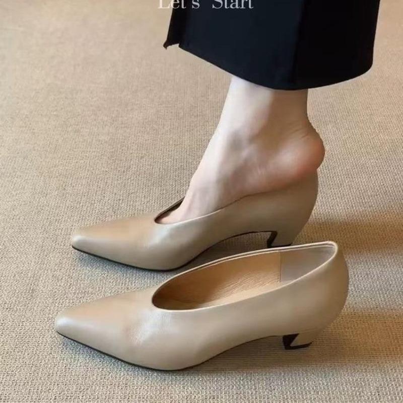 Мода Новый Стиль Острый Носок Женские Сандалии Туфли на Высоком Каблуке Женские Шлепанцы Слингбэк Тренд Платье Мелкие Лоферы Лето Элегантные Туфли