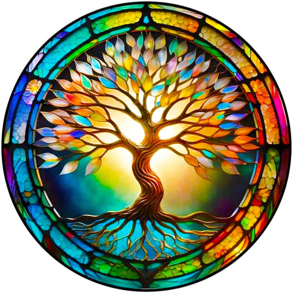 HuaCan Diamond Painting DIY Kit Lanscape Butterfly Picture Full Round Drill Mosaic Tree Paintings Rhinestone Embroidery Art Craft Home Wall Decor