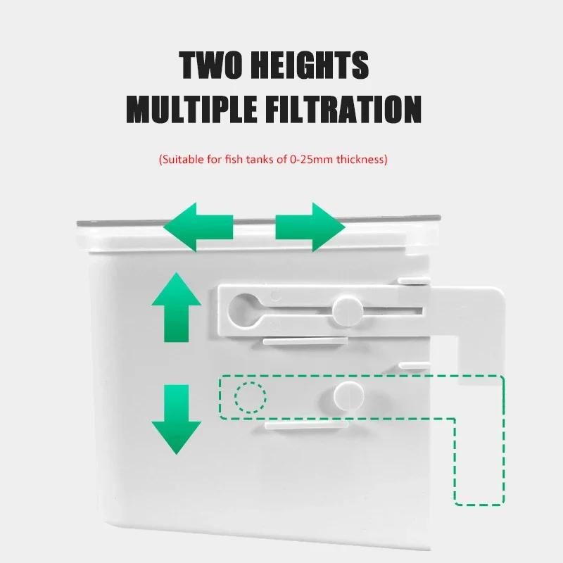Фильтр «три в одном» для аквариума с черепахами, очиститель воды с низким уровнем воды, капельница для аквариума, фильтр-занавеска, принадлежности для аквариума для домашних животных