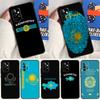 Искусство с флагом Казахстана для чехла на телефон Samsung Galaxy A34 A54 A14 A13 A52S A33 A53 A73 A12 A22 A32 A52 A72 A71 A51