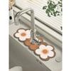 1Pc Faucet Quick-Drying Mat, Kitchen And Bathroom Countertop Mat, Non-Slip, Waterproof And Soft Mat, Easy To Clean Quick-Drying Mat