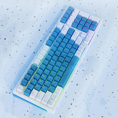 Игровая механическая клавиатура Fude FG98 с тремя режимами