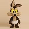 Плюшевая игрушка Baby Looney Tunes Малыш Вили Койот Малыш Дорожный Бегун Набитая кукла Мультяшный персонаж Мягкая фигурка Коллекционная Предмет интерьера Подарок Брелок