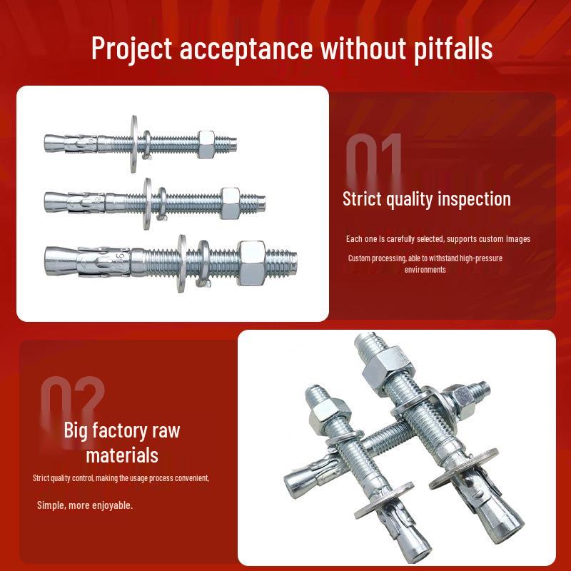 Сине-белый оцинкованный анкер-клин для ремонта автомобилей - Прочный дюбель для выдергивания