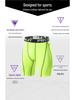 Men's Quick-Dry Elastic Sports Shorts - Breathable Compression Pants for Basketball, Running, Training, and Fitness.
