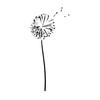 DANDELION TAMPON - 26X57 MM - WOOD