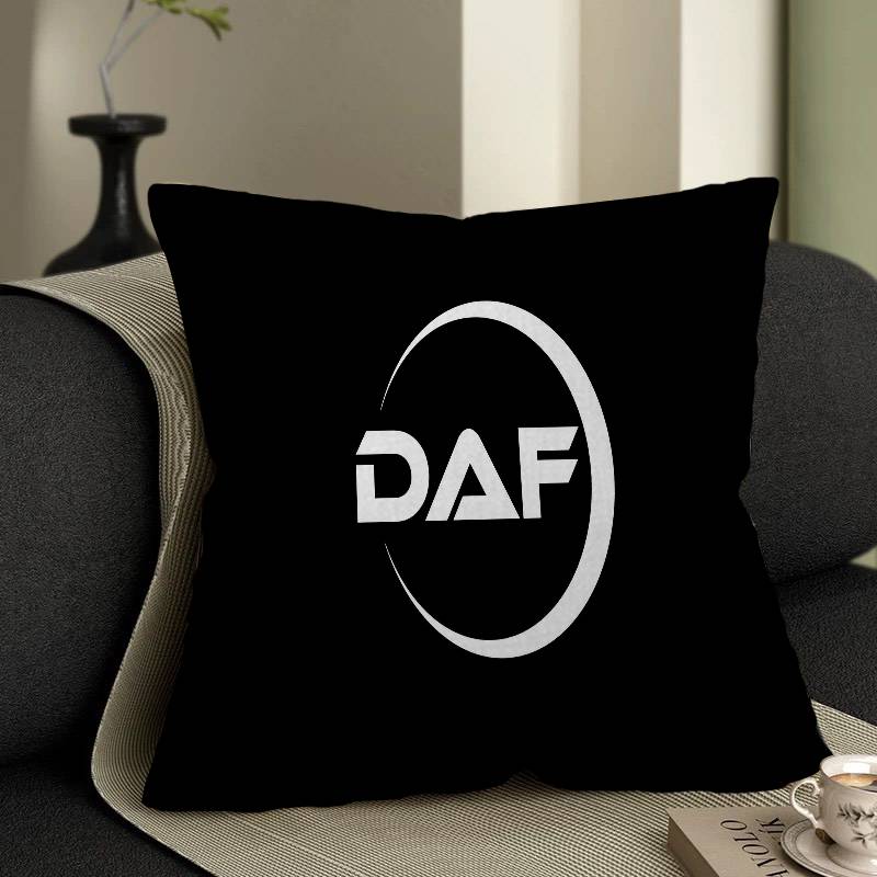 D-Daf Truck Logo Maple Design Cushion Cover Happy Autumn Harvest Decor Holiday Decorati Pillow Cover