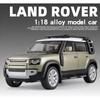 Large 1/18 Scale Land Rover Defender 110 Off Road SUV Alloy Metal Diecast Model Car Computer Desktop Ornament