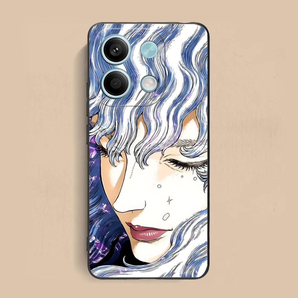 Чехол для телефона с аниме Гриффитом для Xiaomi Redmi Note 14 13 12 11 S Pro Plus 4G 5G, мягкий ТПУ, противоударный чехол