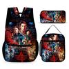 Школьный рюкзак Stranger Things 5 для учеников, 16 дюймов, сумка со стикерами, рюкзак Stranger Things 5, большая вместимость, на плечи студента