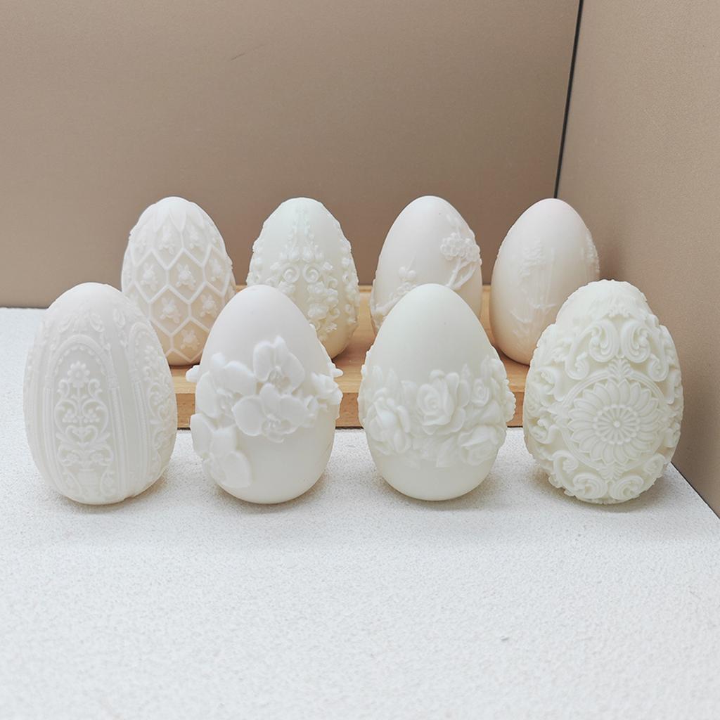 Easter Themed Silicone Candle Molds Chocolate Fondant Silicone Molds for Epoxy Resin Candle Soap Home Decoration