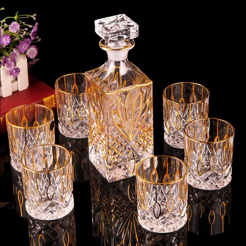 Набор хрустальной посуды для виски и вина Flavinmci