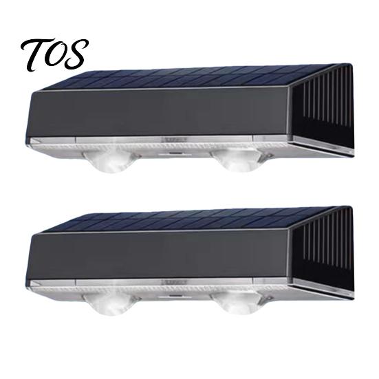 Solar Deck Lights Magnetic Wall Wash Light, Waterproof Outdoor Fence Lamp with RGB Rechargeable & Warm White, 12H Battery, Easy Mount Pathway Lighting