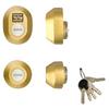 TOSTEM Door Lock Set (MIWA DN Cylinder) Grace Gold Z-1A1-DDTC