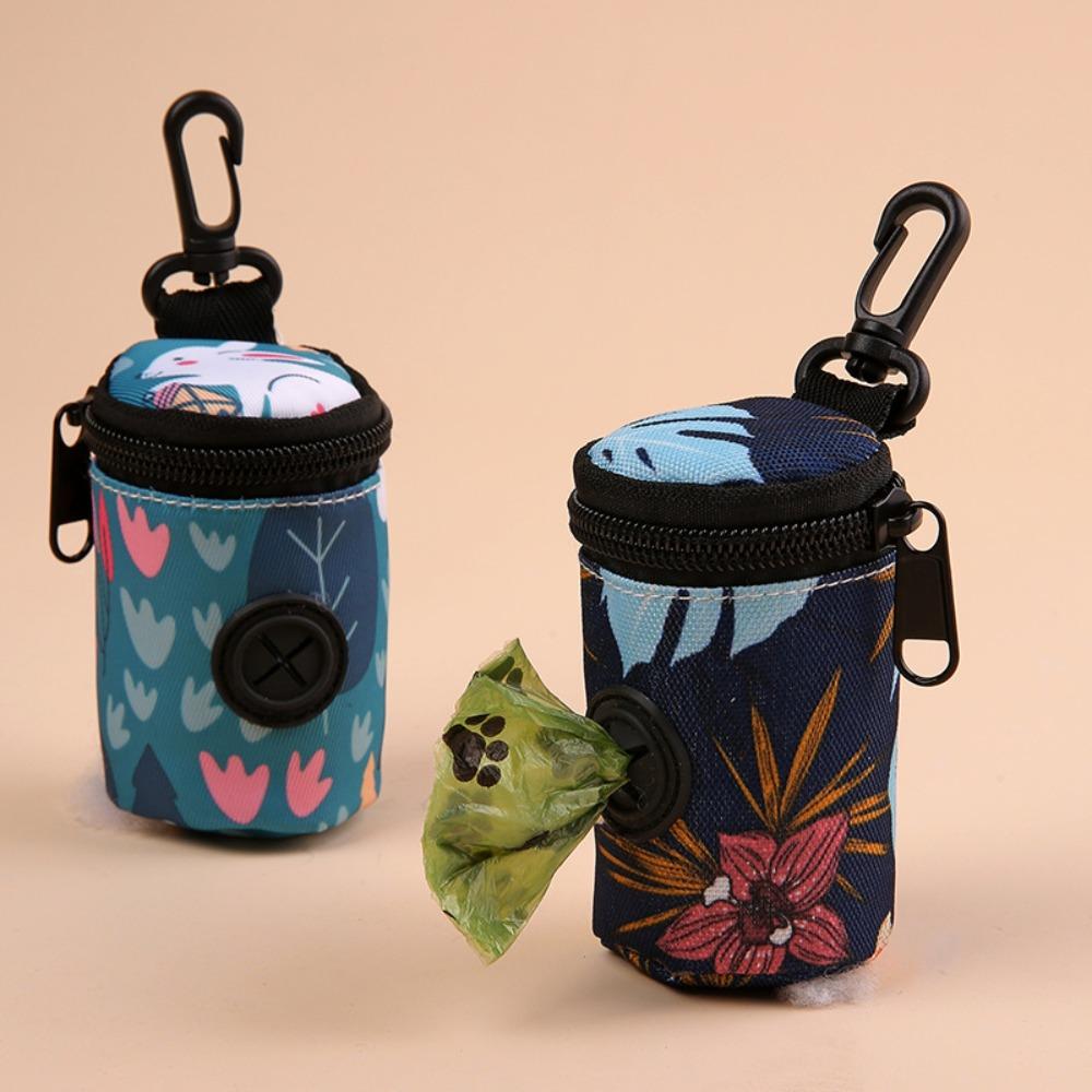 Zipper Dog Poop Bag Dispenser Hangable Garbage Bags Organizer Hot Waste Bag Holder  Pet Supplies