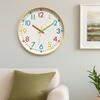 12 Inch Silent Electronic Clock Colorful Quartz Clock Decorative Children Clock  Classroom Decors