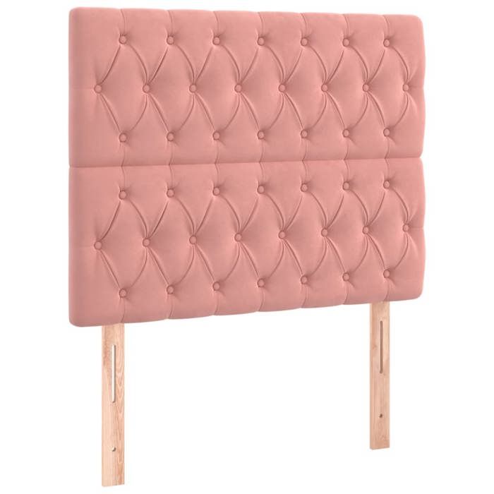 Tête de lit - Maison Exclusive - Velours doux - 100 x 7 x 118/128 cm - Hauteur réglable