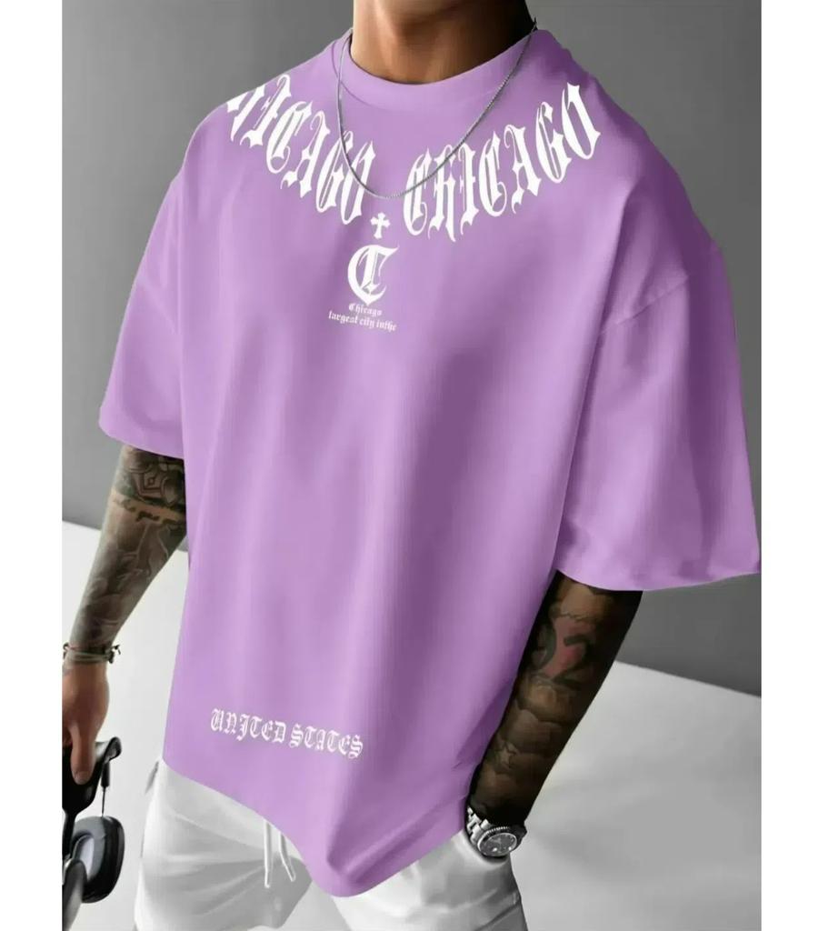 XXS-6XL Большие размеры Мужская футболка с буквенным принтом Летняя повседневная свободная мужская одежда Топы с коротким рукавом Футболки Пуловер