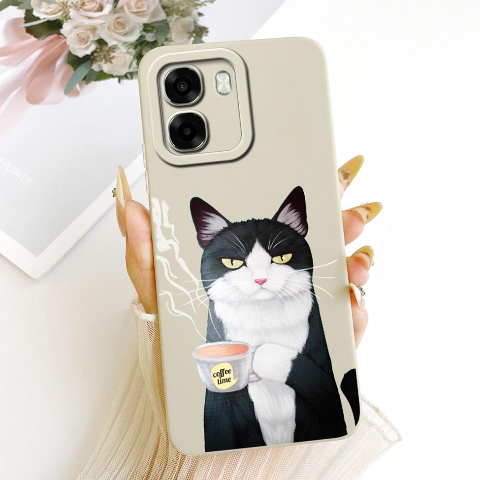 Для Oppo A6 4G CPH2817 Чехол Для Oppo A6 5G Чехол Роскошный Модный Милый Забавный Расписной Силиконовый Чехол Для Oppo A6 CPH2831 PLT120