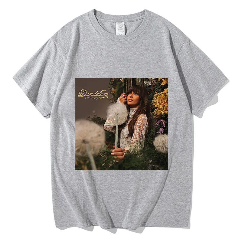 Summer Y2k Clothing Ella Langley Loving Life Again Tour 2026 Album Tshirts Fashion Round Neck Short Sleeved Casual Loose Tee