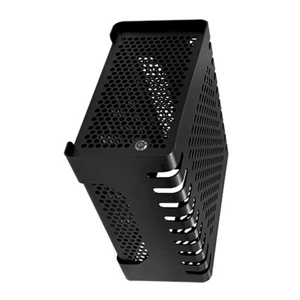 Черный металлический мини-корпус для компьютера ITX - Настольный/HTPC
