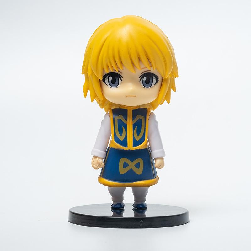 6 шт./1 набор Аниме HUNTER×HUNTER Фигурка Killua Zoldyck Игрушка Chrollo Lucilfer Модель GON FREECSS Кукла Фигурка Действия Kurapika Набор