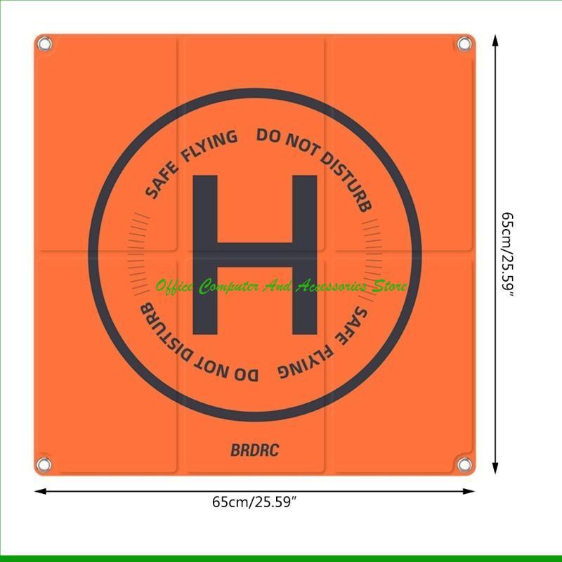 65CM PU Landing Pad Foldable Parking Apron Pad For Mini 3 Pro Mavic Air 2 Mavic 3 Pro Accessories Universal