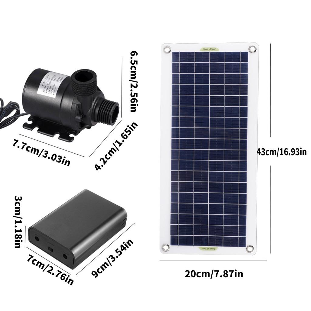 Практичная головка солнечного водяного насоса 100 Вт солнечная панель малошумная конструкция аксессуар для пруда с рыбами водопады гидропоника