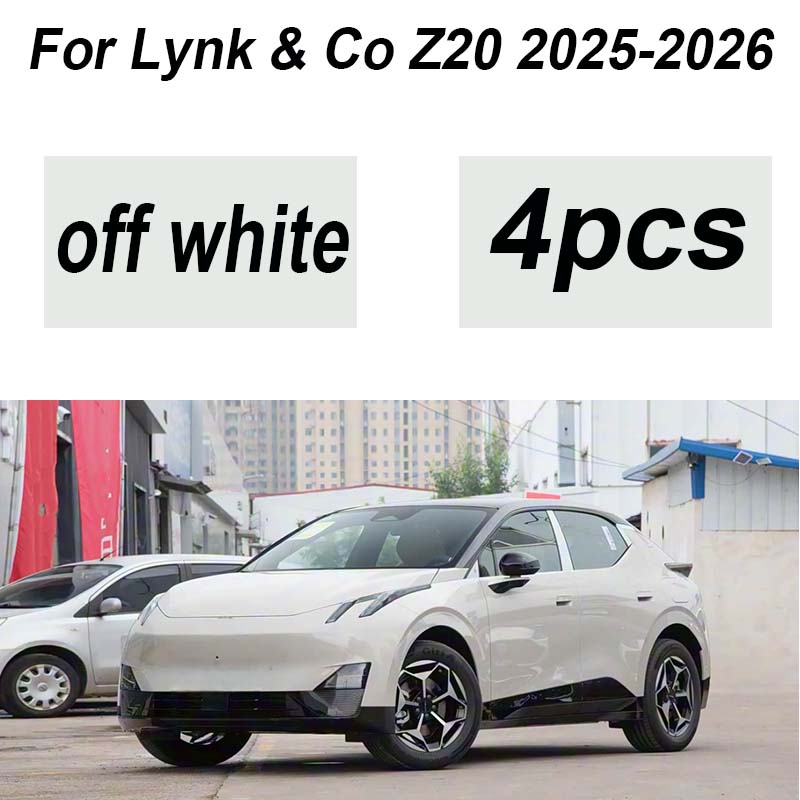 Для аксессуаров Lynk & Co Z20 2025 2026 4 шт. Окрашенные передние брызговики Защитные щитки от грязи Задние грязезащитные щитки Расширители крыльев Колеса Автоаксессуары