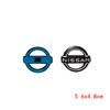 ABS Car Steering Wheel Center Cover Sticker Emblem for Nissan Titan Qashaqai Sylphy X-trail Micra Note c Xterra Sentra Altima