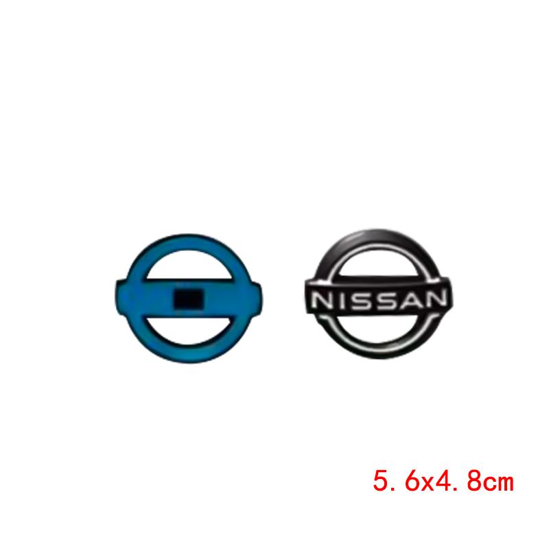 ABS Car Steering Wheel Center Cover Sticker Emblem for Nissan Titan Qashaqai Sylphy X-trail Micra Note c Xterra Sentra Altima