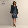 Женское платье Brooks Brothers с цветочным воротником и поясом